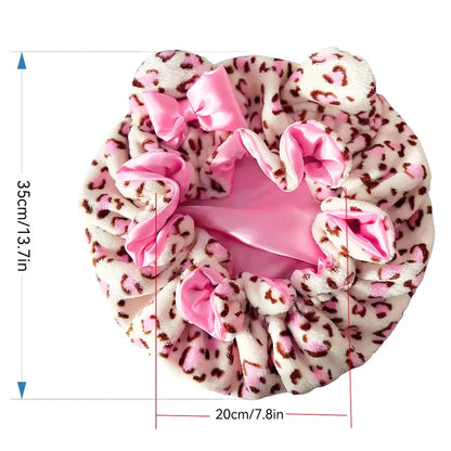 Leopard Silk Bonnets