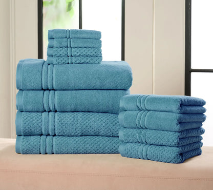 12-pc 100% Cotton Towel Set