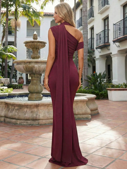 Marlowe One Shoulder Dress - detail