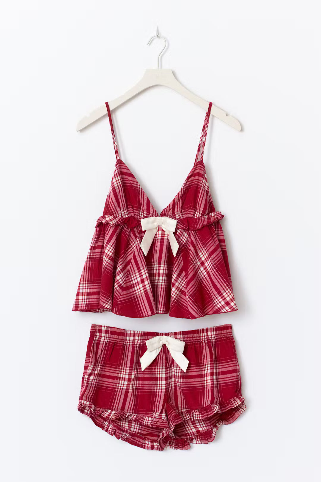 Ribbon Flannel Pants