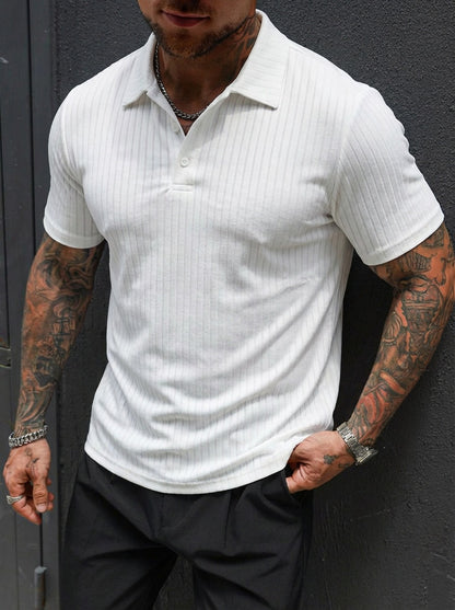 Rib Knit Polo