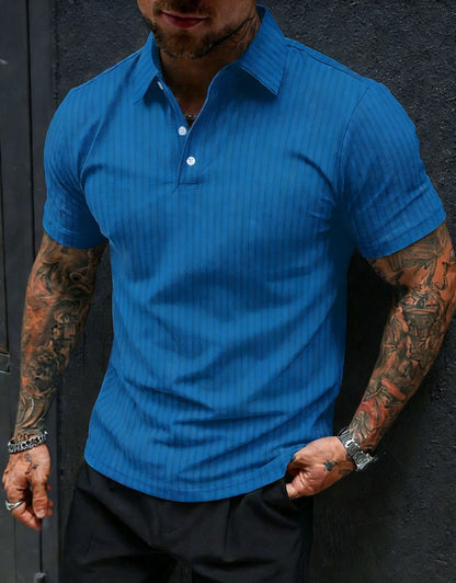 Rib Knit Polo