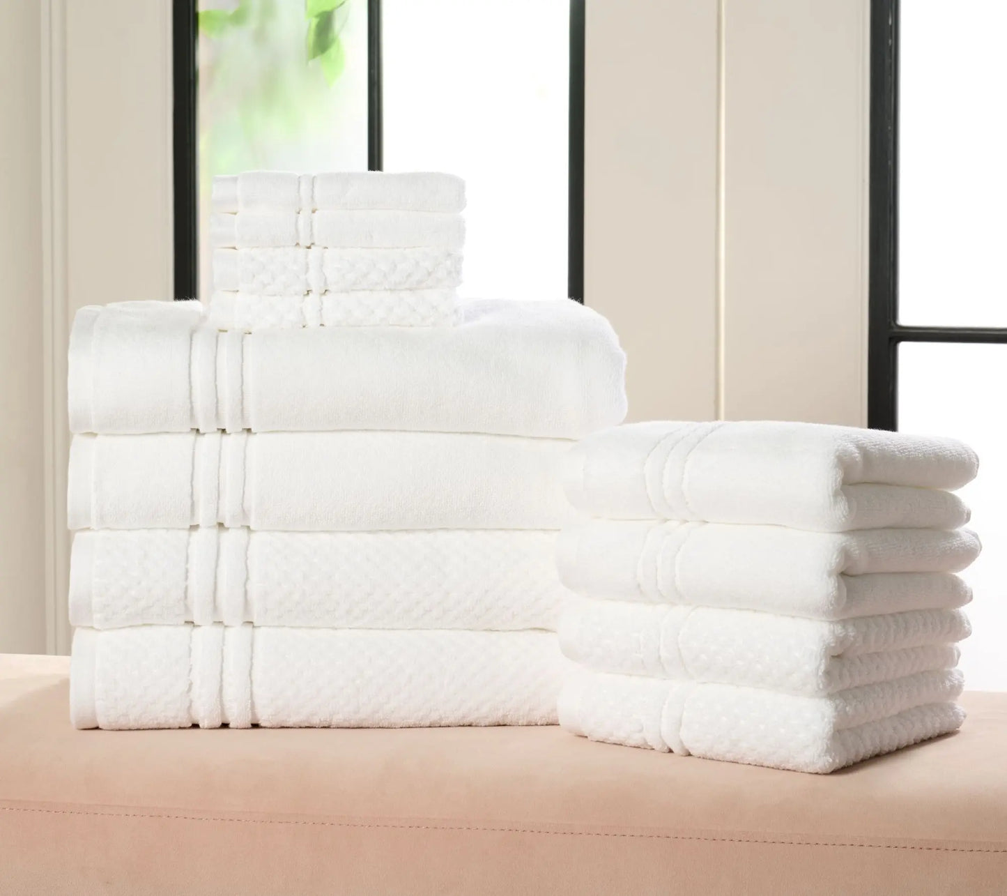 12-pc 100% Cotton Towel Set