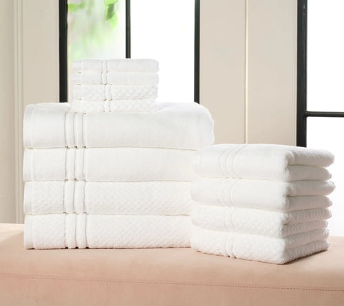 12-pc 100% Cotton Towel Set