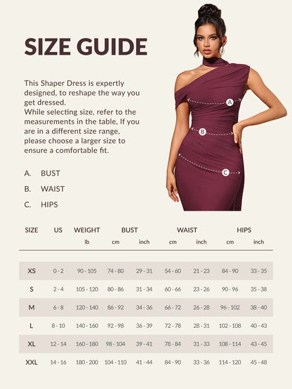 Marlowe One Shoulder Dress - side