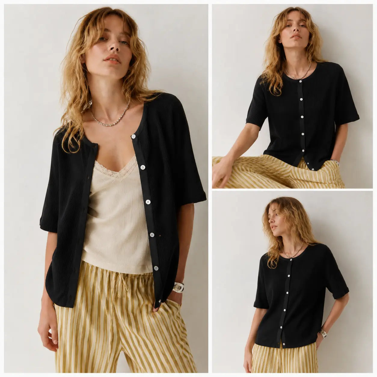 Cassia Ribbed Cardigan