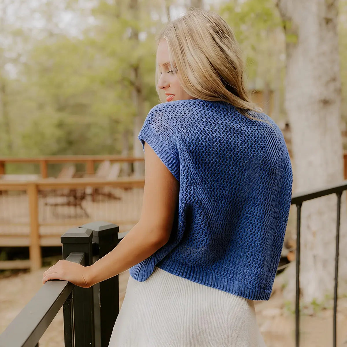Liberty Flag Knit Top