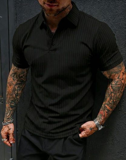Rib Knit Polo