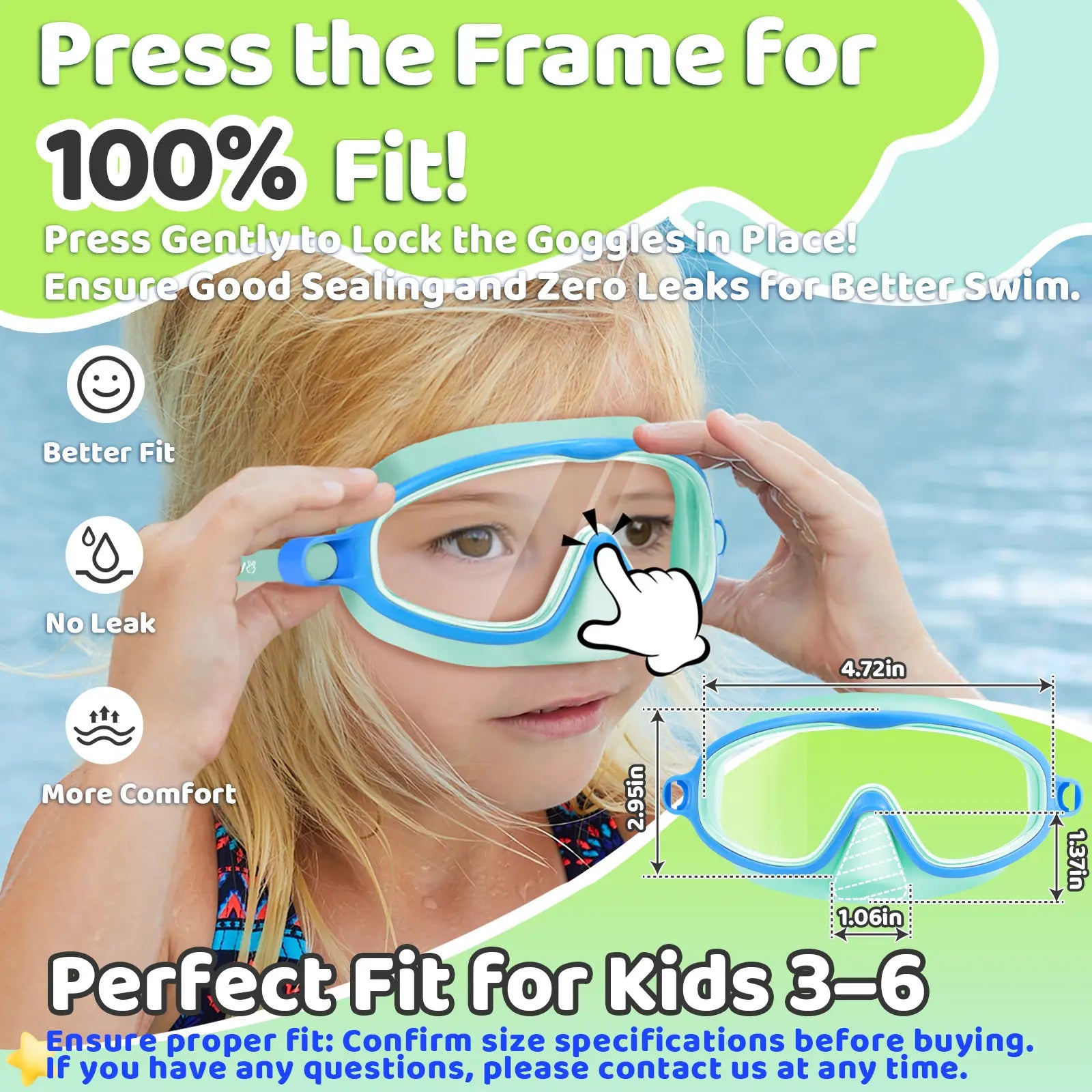 Otter Kids Swim Goggles