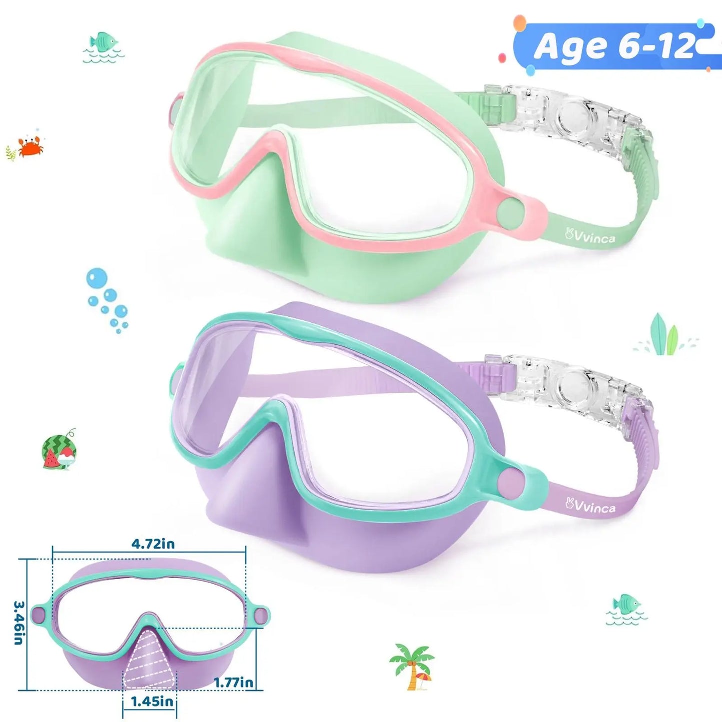 Otter Goggles - Mint Green