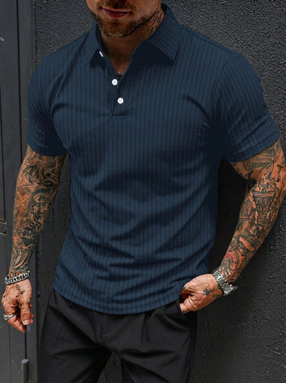 Rib Knit Polo