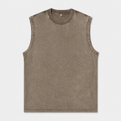Vintage Wash Sleeveless Tee