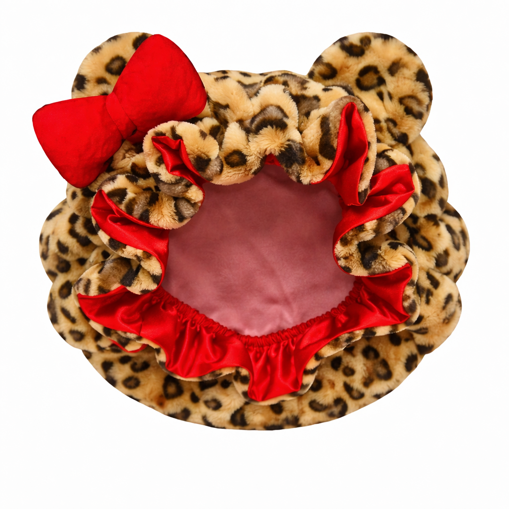 Leopard Silk Bonnets
