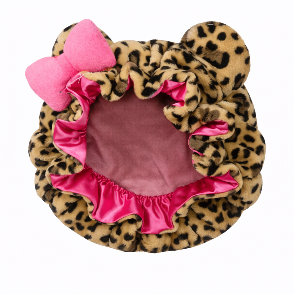 Leopard Silk Bonnets