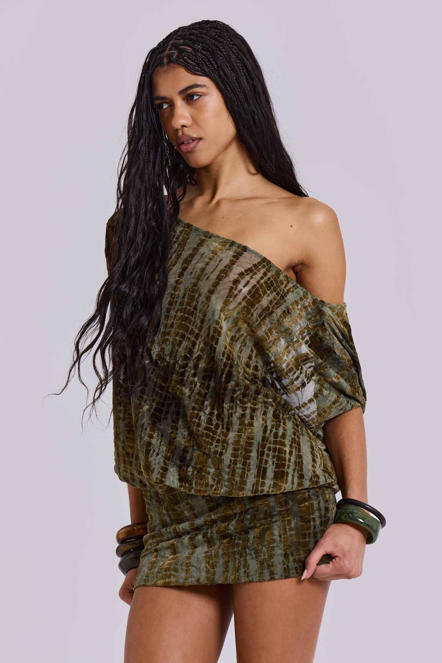 Backless Ophidian Dress