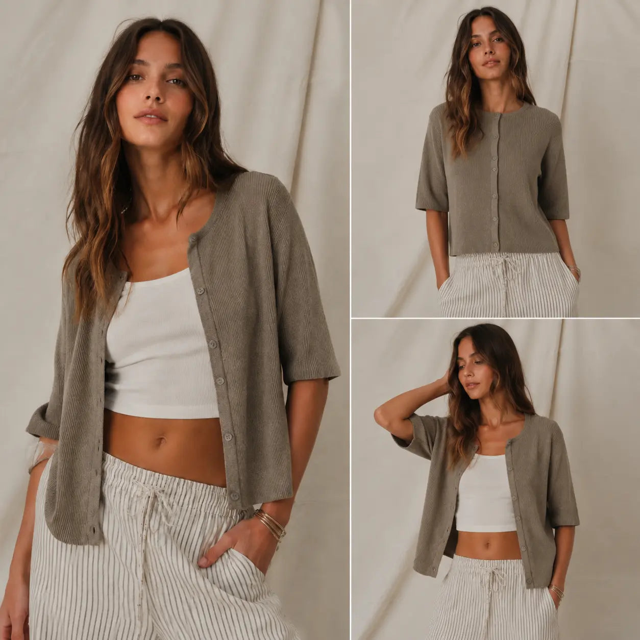 Cassia Ribbed Cardigan