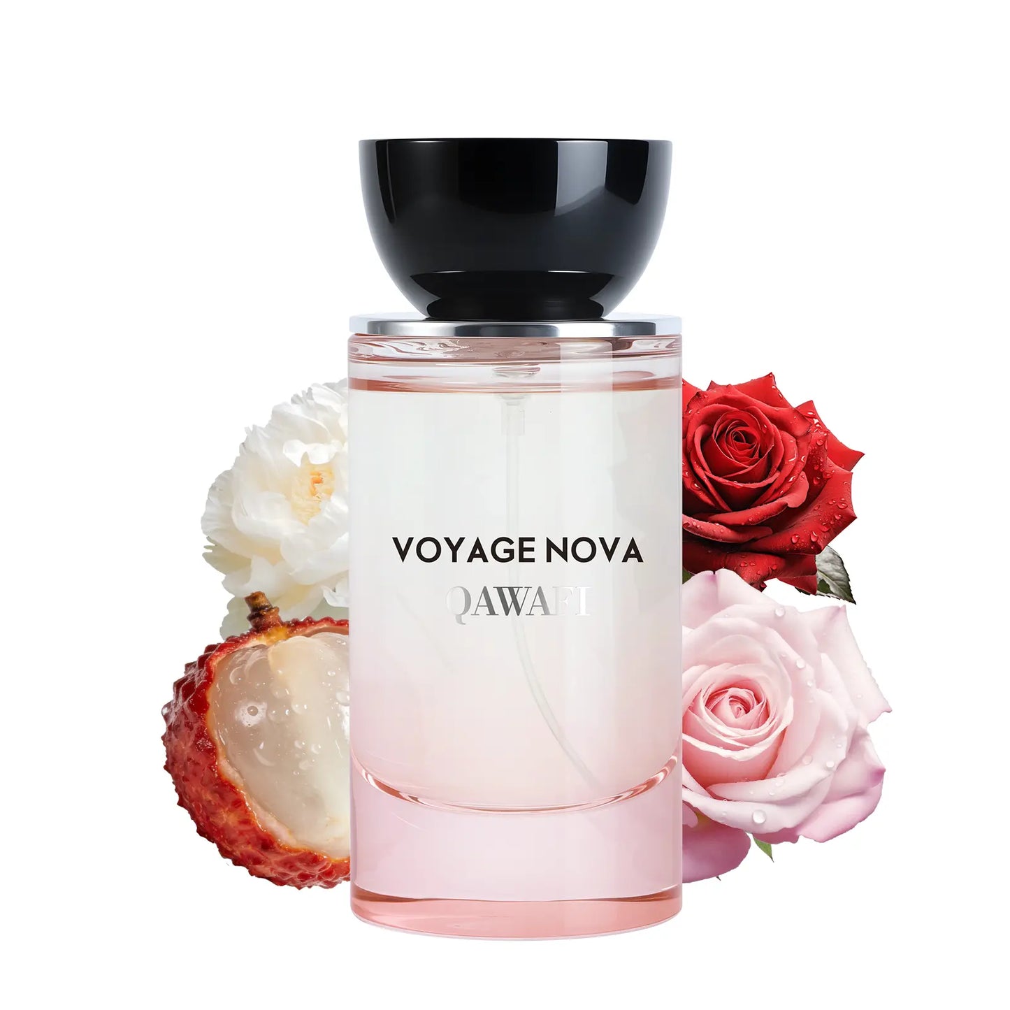 Voyage Nova bottle with roses