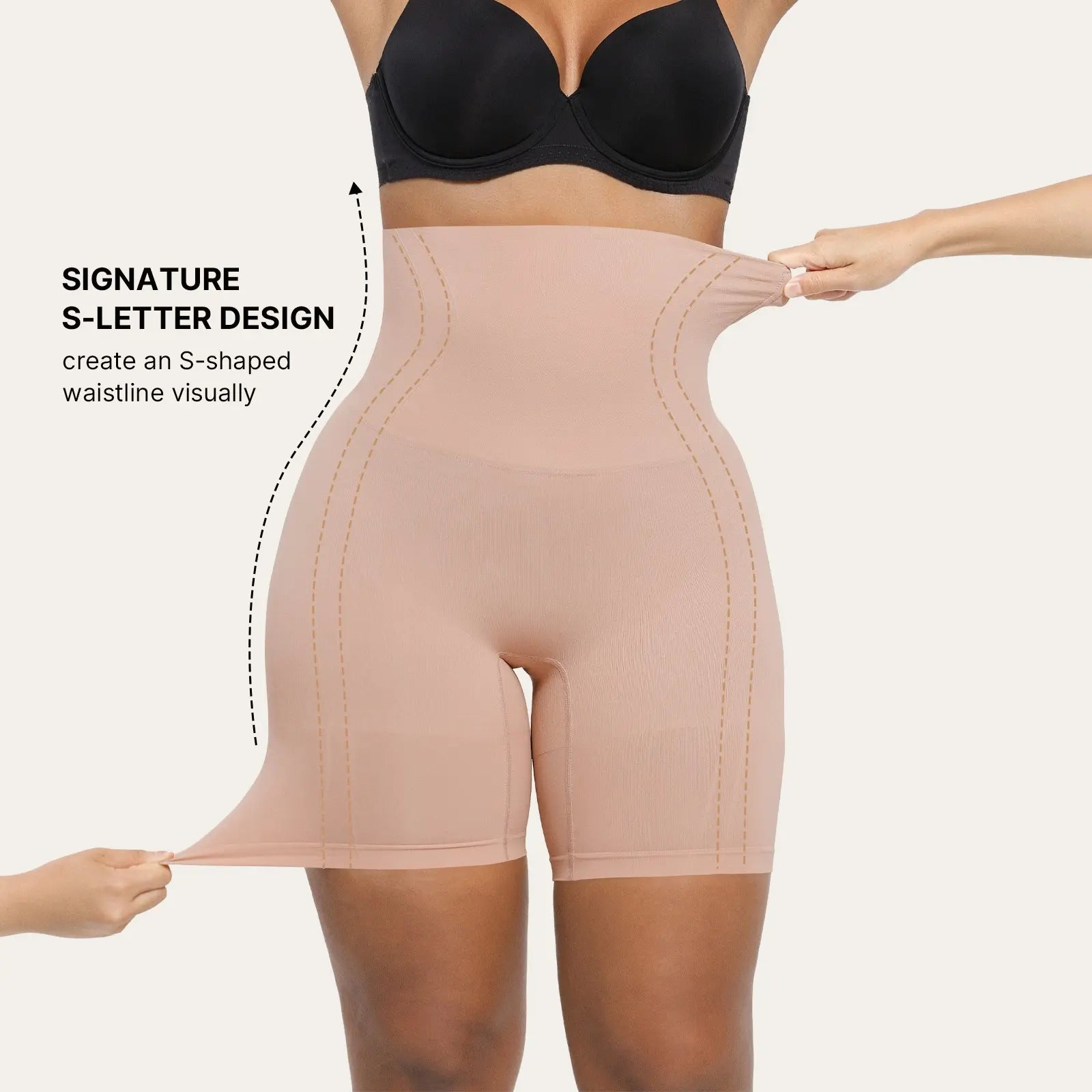 Selene Sculpting Shorts - Warm Sand