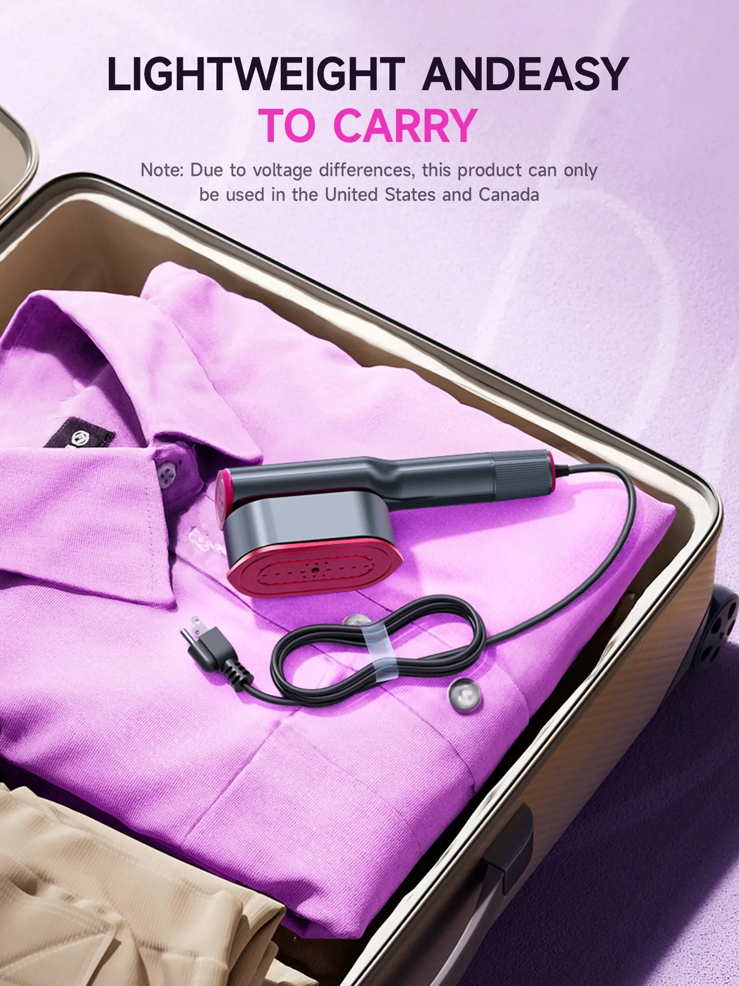 Vela Handheld Garment Steamer