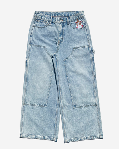 Smoke Double knee Jeans