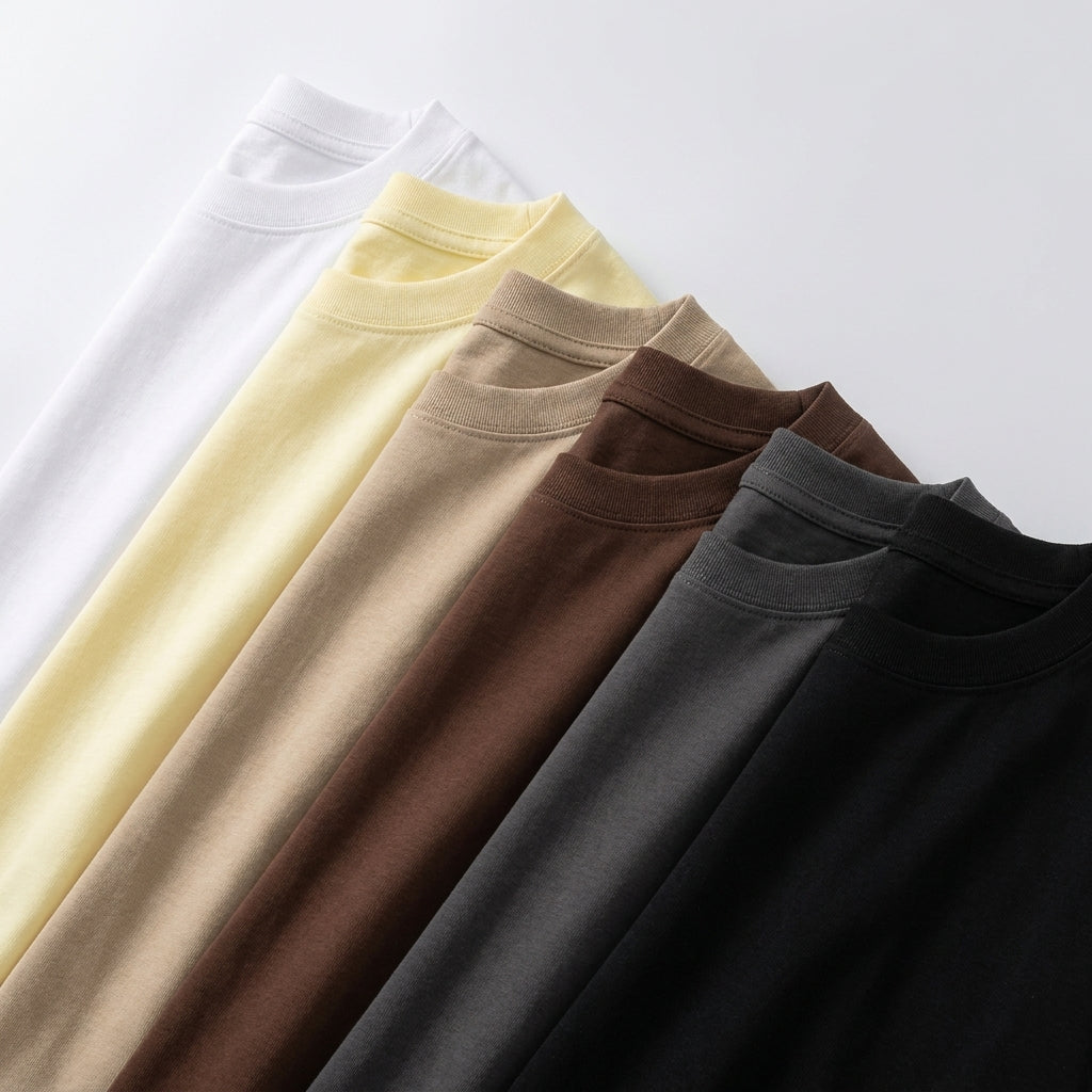 Longline Essential Crew Tee - all colors